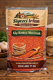 DOĞAL KÖY KIRMIZI  MERCİMEK 1KG